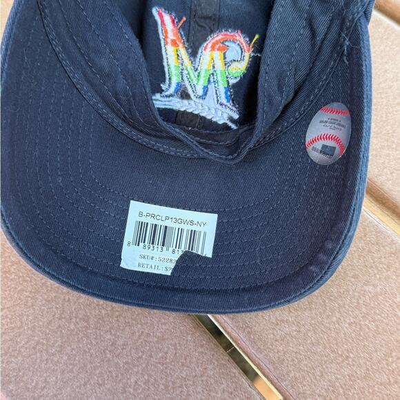 Milwaukee Brewers 47 Brand Baseball Cap with Rainbow Logo New - Picture 6 of 7